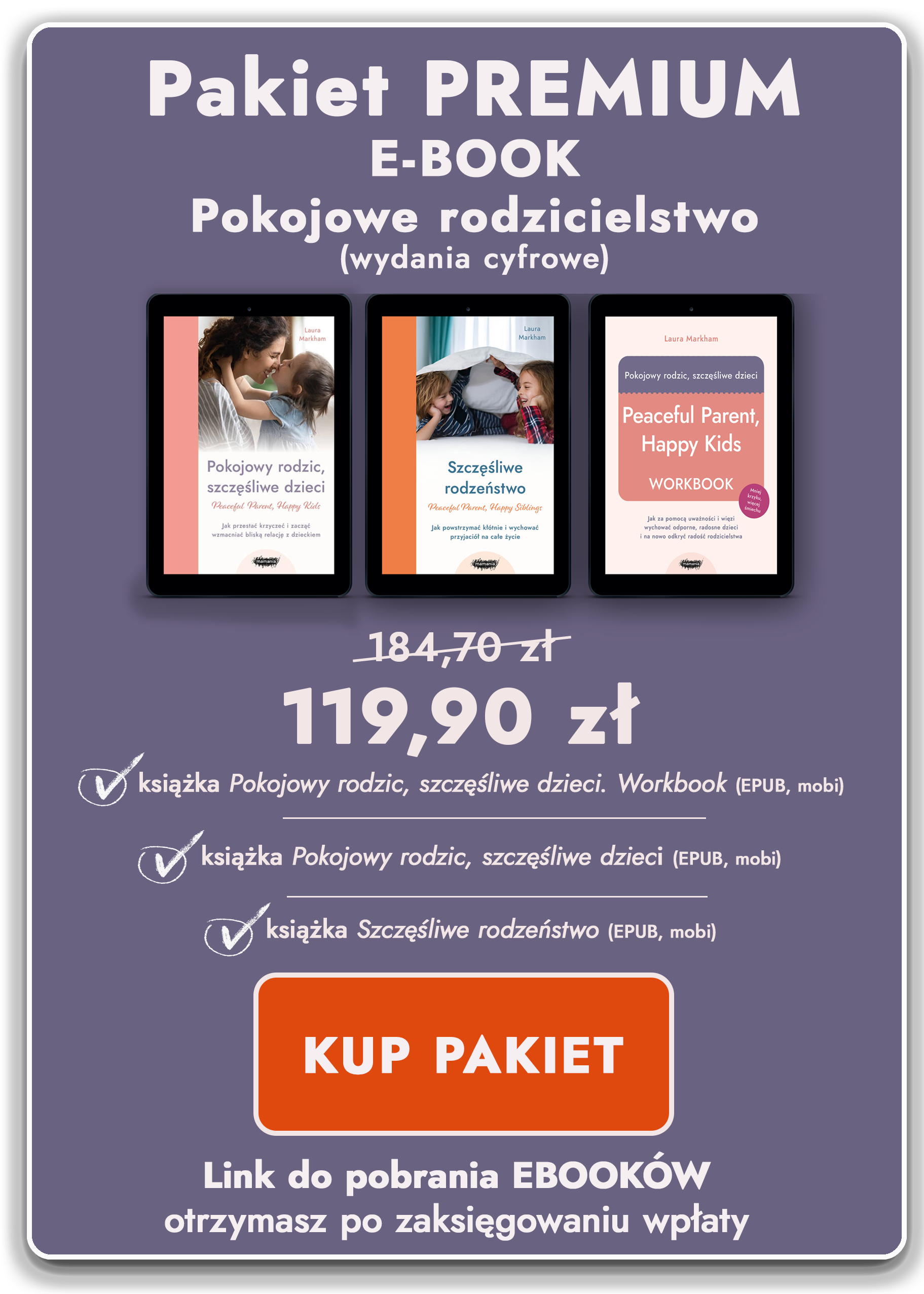 Pakiet podstawowy. Pokojowe rodzicielstwo PAKIET_EBOOKI_PREMIUM
