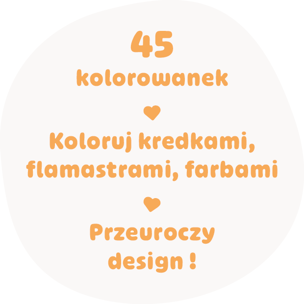 Grafika opisująca ilość kolorowanek