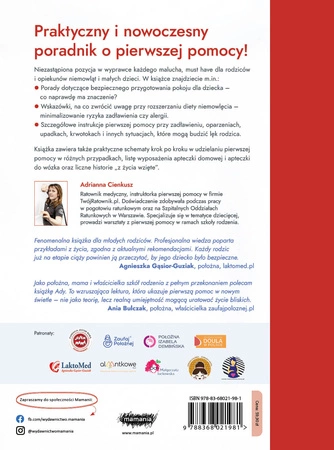 Pierwsza pomoc. Poradnik dla rodziców niemowląt i małych dzieci. Adrianna Cienkusz