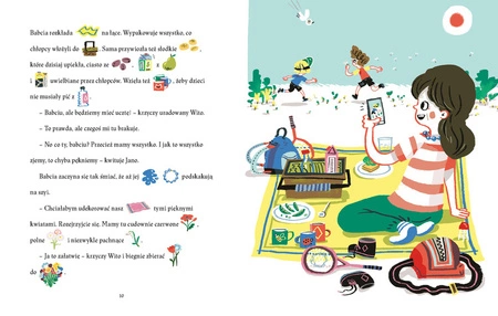 OUTLET Jano i Wito uczą mówić K. Kamień na pikniku. Wiola Wołoszyn