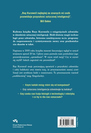 EBOOK Nadchodzi osobliwość. Kiedy człowiek przekroczy granice biologii. Ray Kurzweil