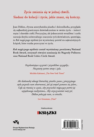 EBOOK Rok magicznego myślenia. Wyd. 2 Joan Didion