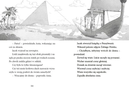 Magiczny domek na drzewie. Mumie o poranku