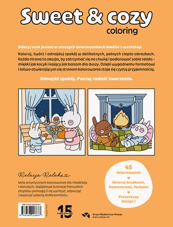 Przy kominku. Sweet & cozy coloring