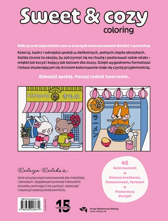 Japonia. Sweet & cozy coloring