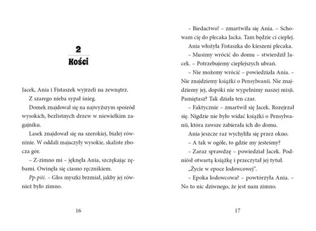 Magiczny domek na drzewie. Epoka lodowcowa o zachodzie słońca